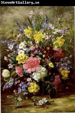 unknow artist Floral, beautiful classical still life of flowers.105